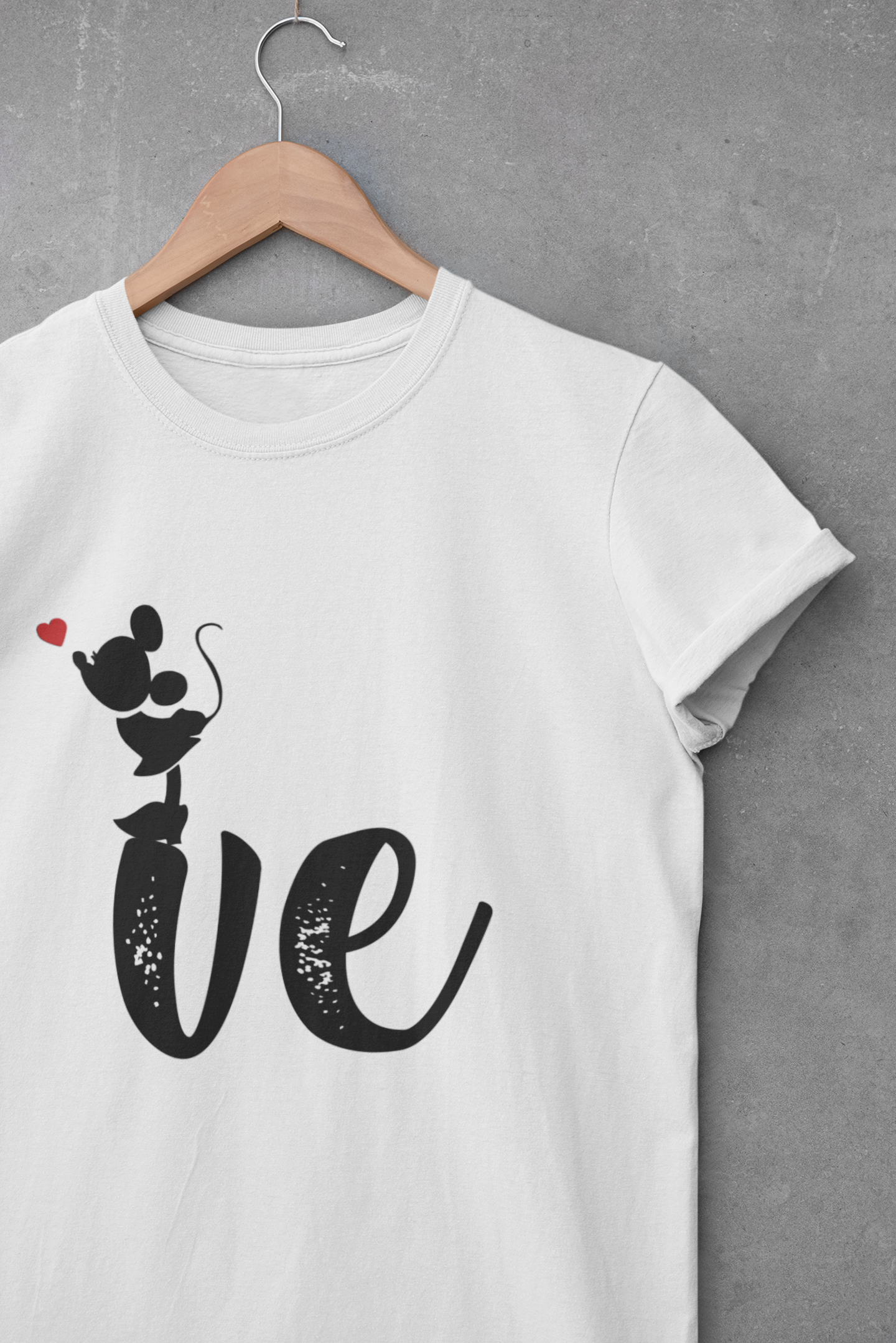 Love Couple Half Sleeves T-Shirts -FunkyTeesClub