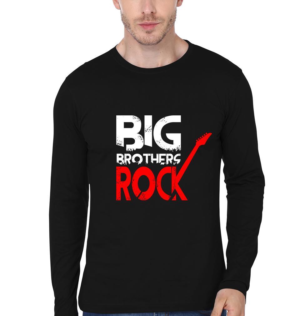 Rock n Roll  Brother-Brother Full Sleeves T-Shirts -FunkyTees