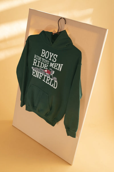 Men Ride Enfield Biker Men Hoodies-FunkyTeesClub - Funky Tees Club