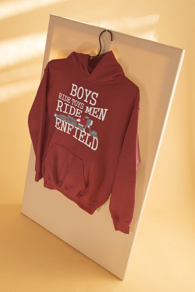 Men Ride Enfield Biker Men Hoodies-FunkyTeesClub - Funky Tees Club