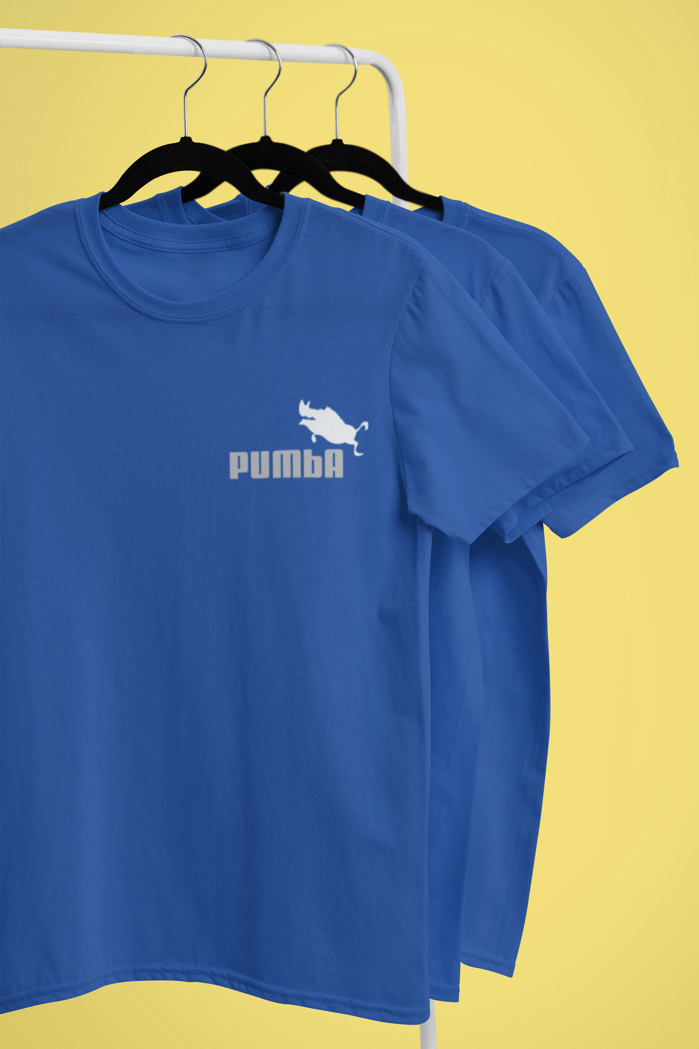 Pumba Funny Mens Half Sleeves T-shirt- FunkyTeesClub