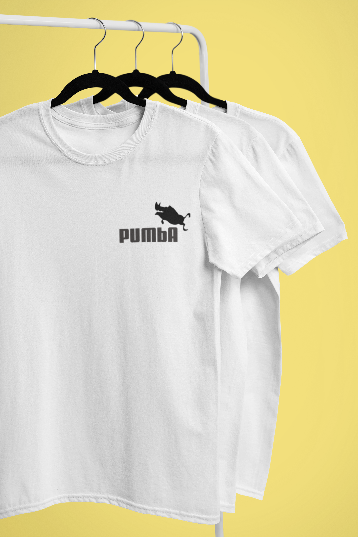 Pumba Funny Women Half Sleeves T-shirt- FunkyTeesClub