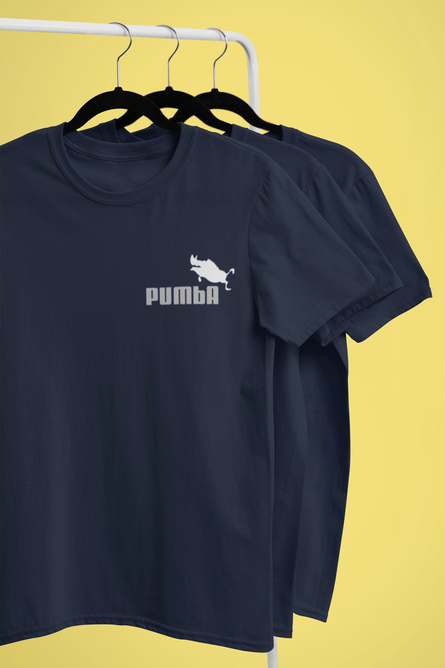 Pumba Funny Mens Half Sleeves T-shirt- FunkyTeesClub