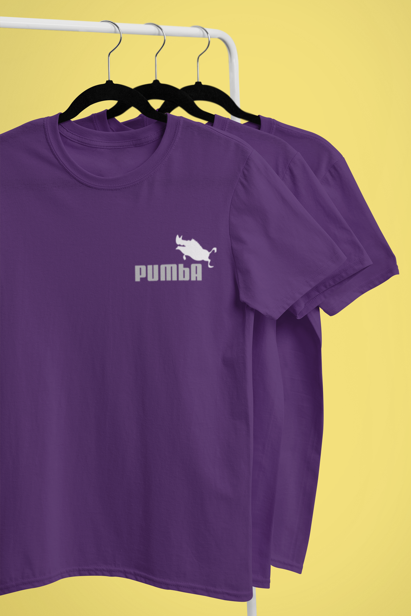 Pumba Funny Mens Half Sleeves T-shirt- FunkyTeesClub