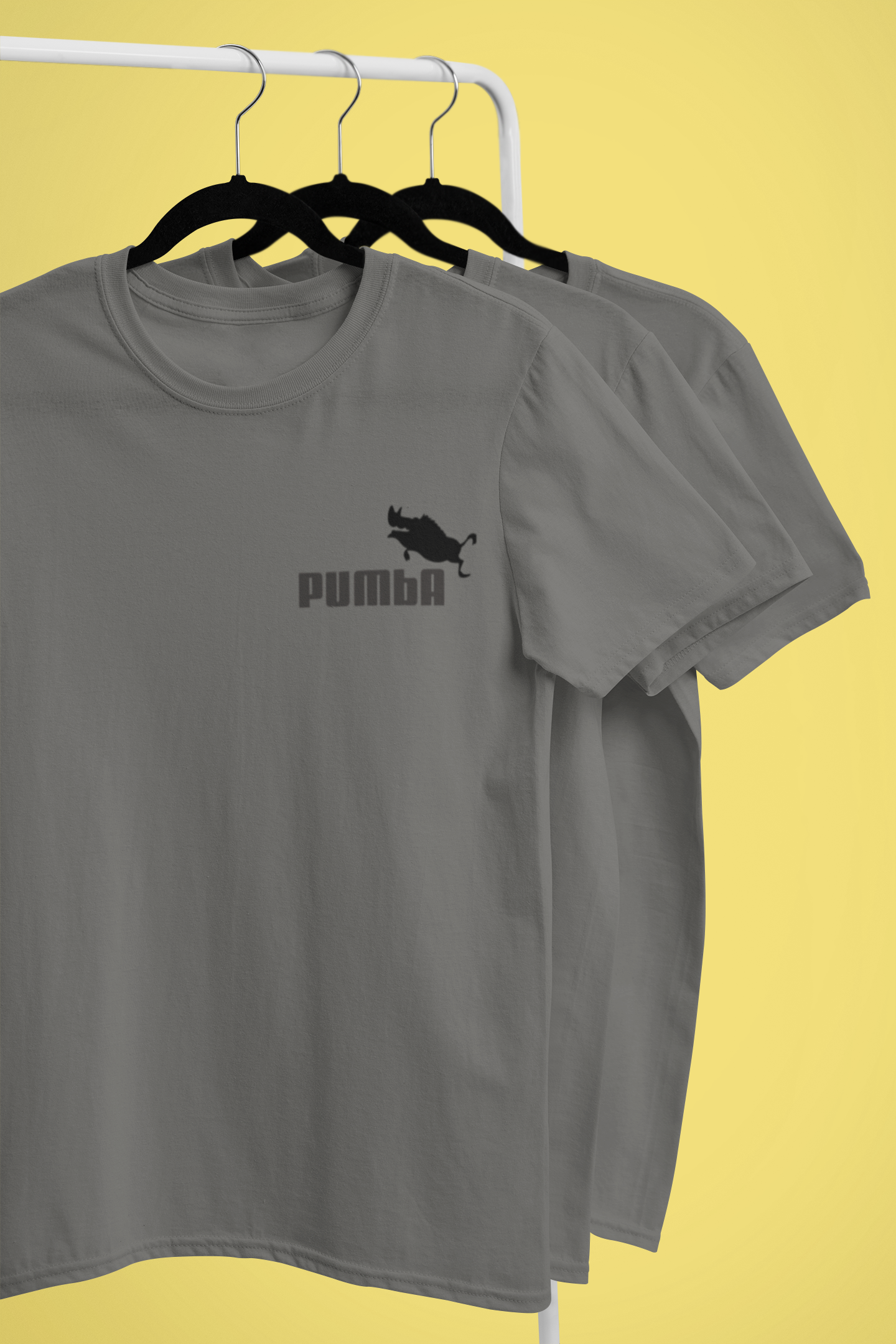 Pumba Funny Mens Half Sleeves T-shirt- FunkyTeesClub