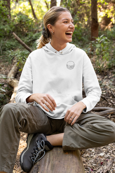 Burger Quotes Hoodies for Women-FunkyTeesClub