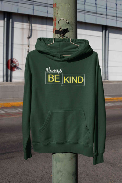 Always Be Kind Typography Men Hoodies-FunkyTeesClub