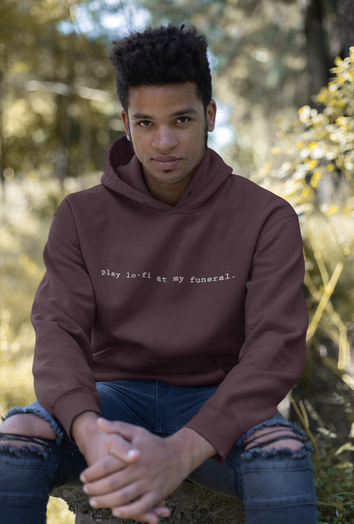 Play Lofi At My Funeral Men Hoodies-FunkyTeesClub