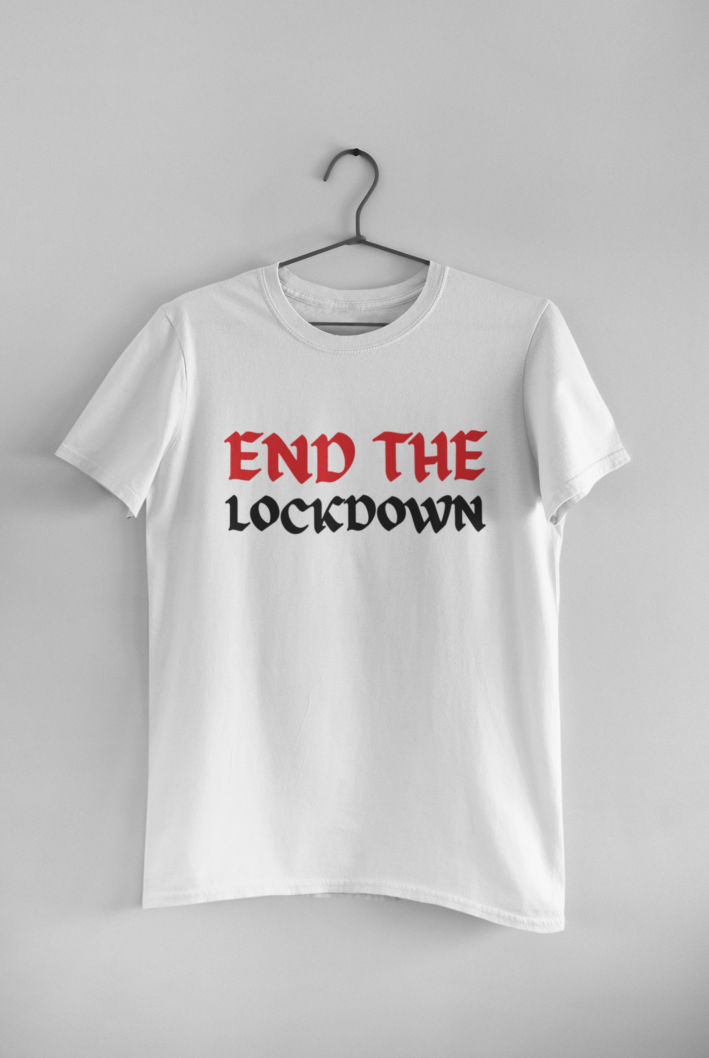 Anti Lockdown Anti Government Women Half Sleeves T-shirt- FunkyTeesClub