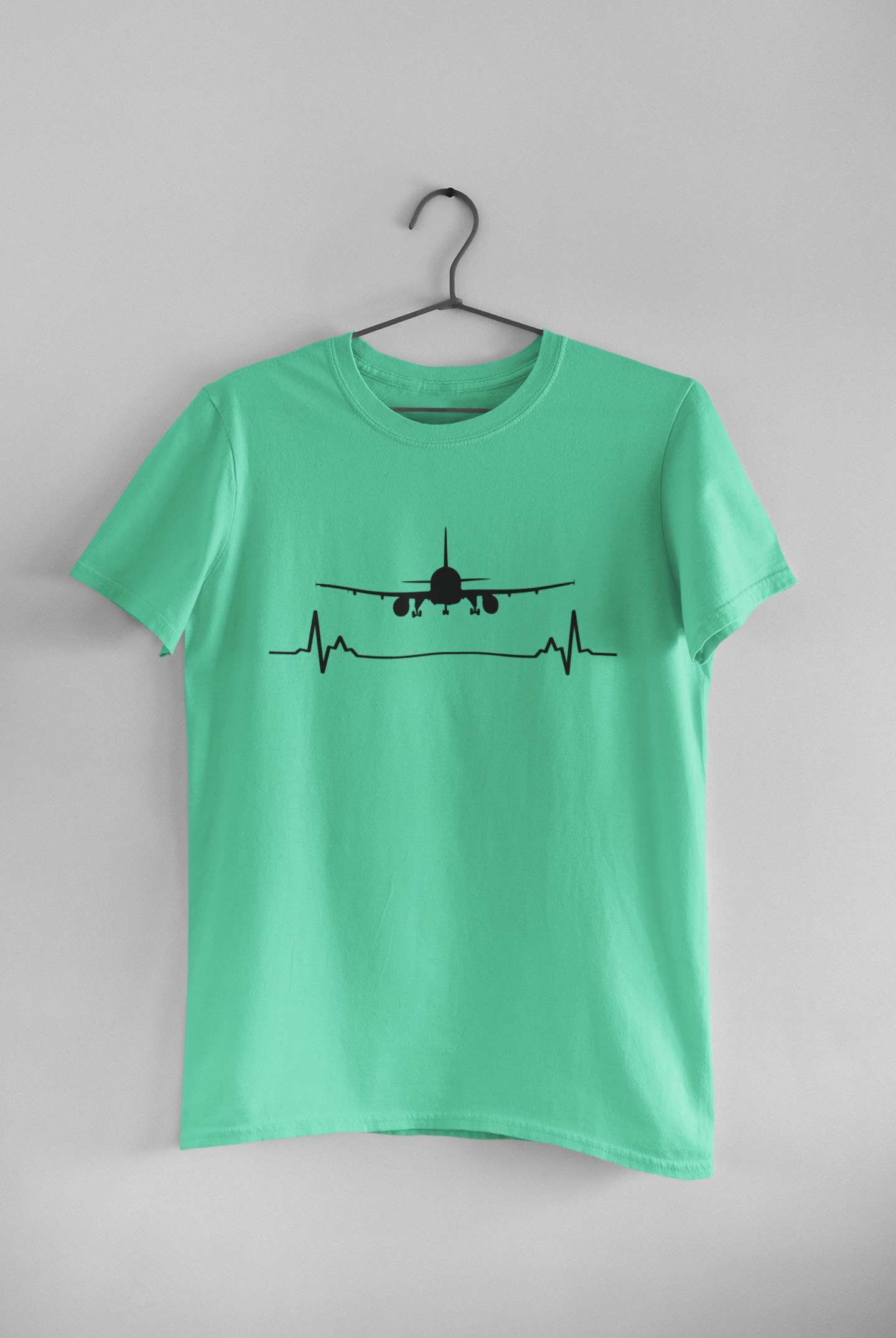 Runway Airstrip Pilot Mens Half Sleeves T-shirt- FunkyTeesClub