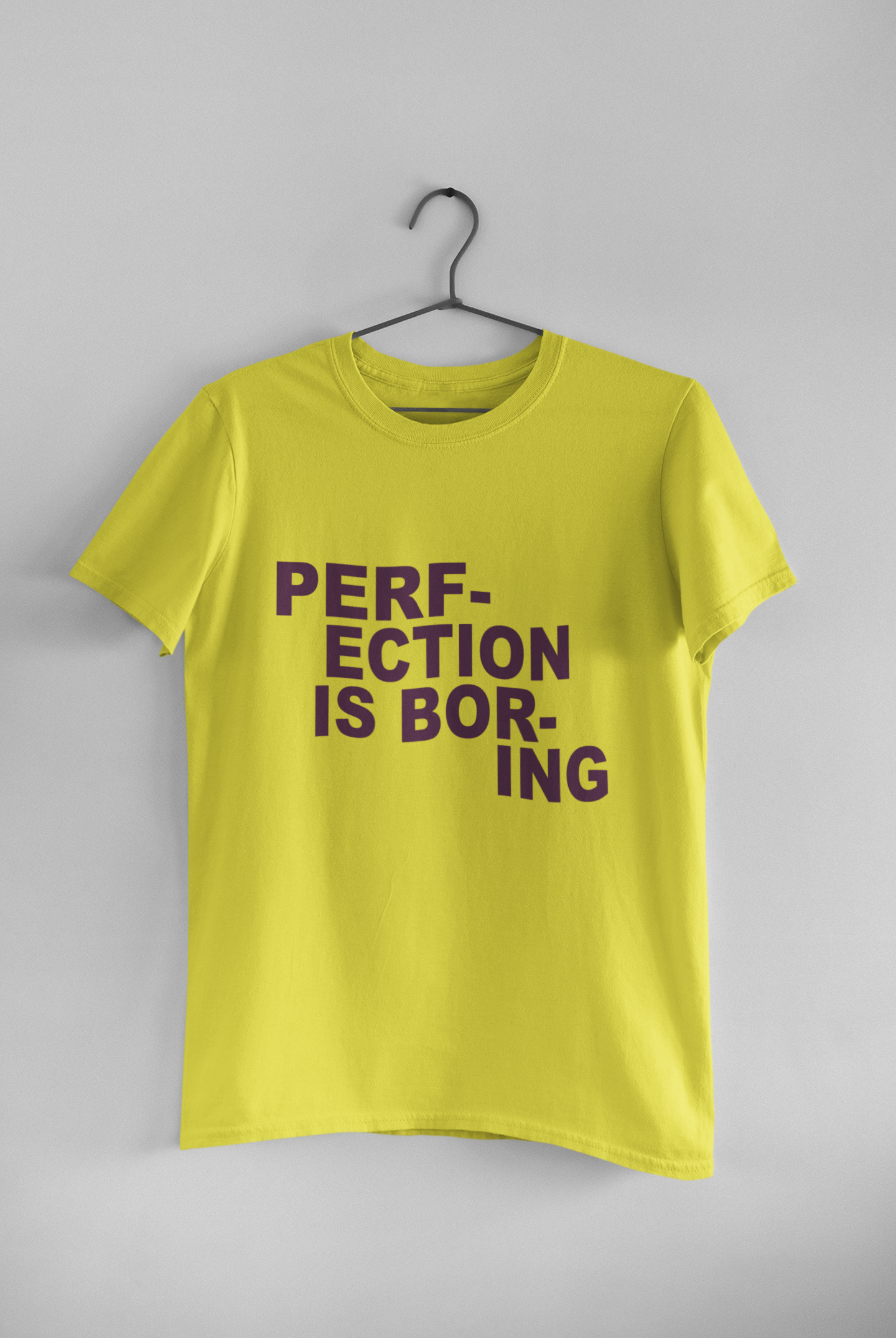 Perfection Is Boring Alia Bhatt Celebrity T-shirt- FunkyTeesClub