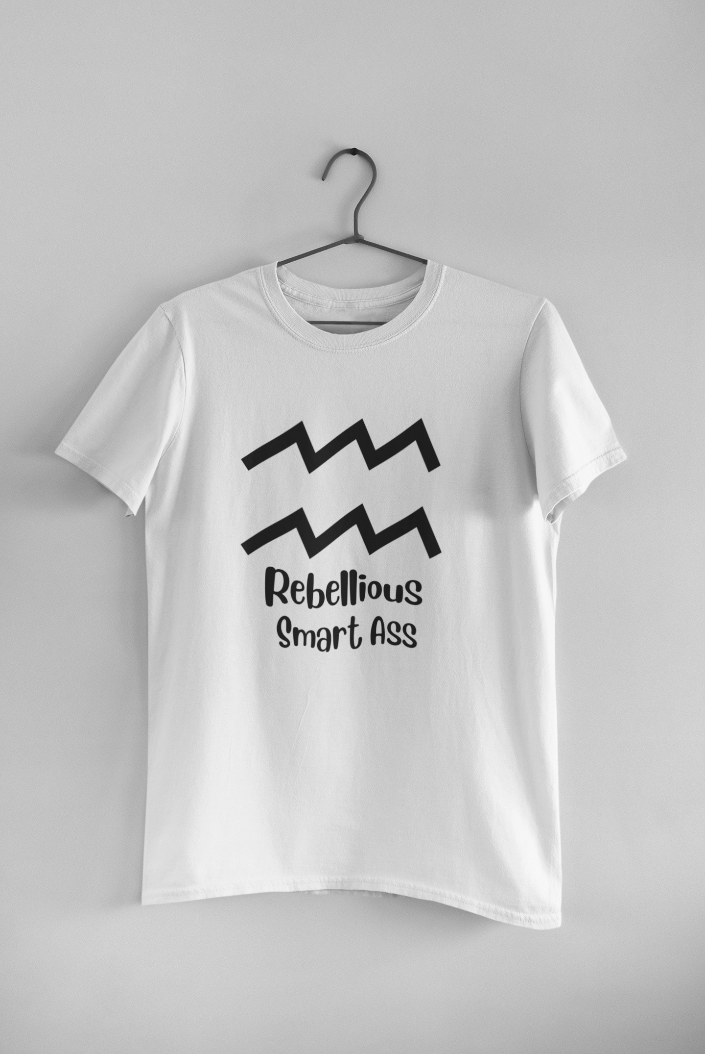 Aquarius Zodiac Sign Women Half Sleeves T-shirt- FunkyTeesClub