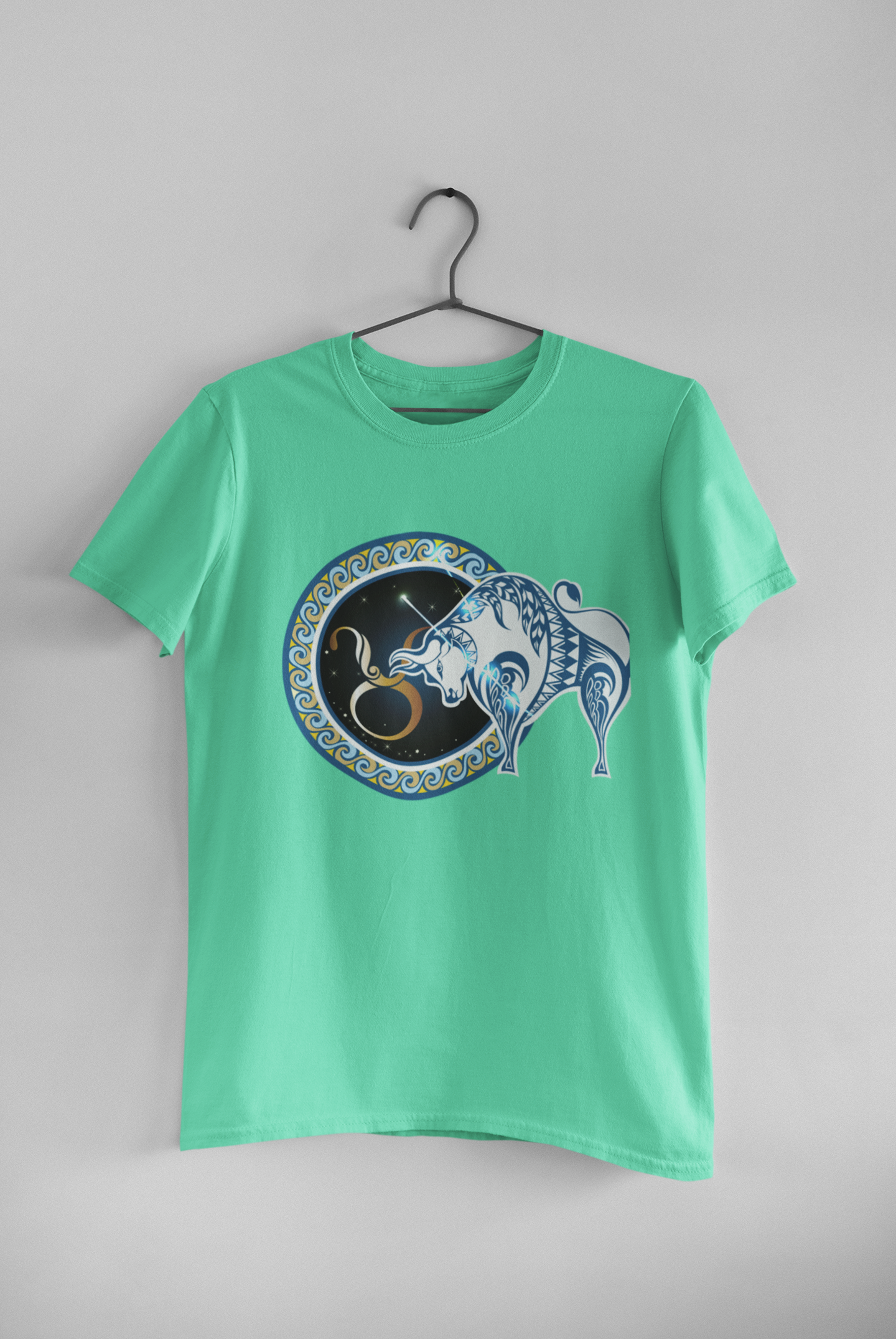 Taurus Zodiac Sign Women Half Sleeves T-shirt- FunkyTeesClub
