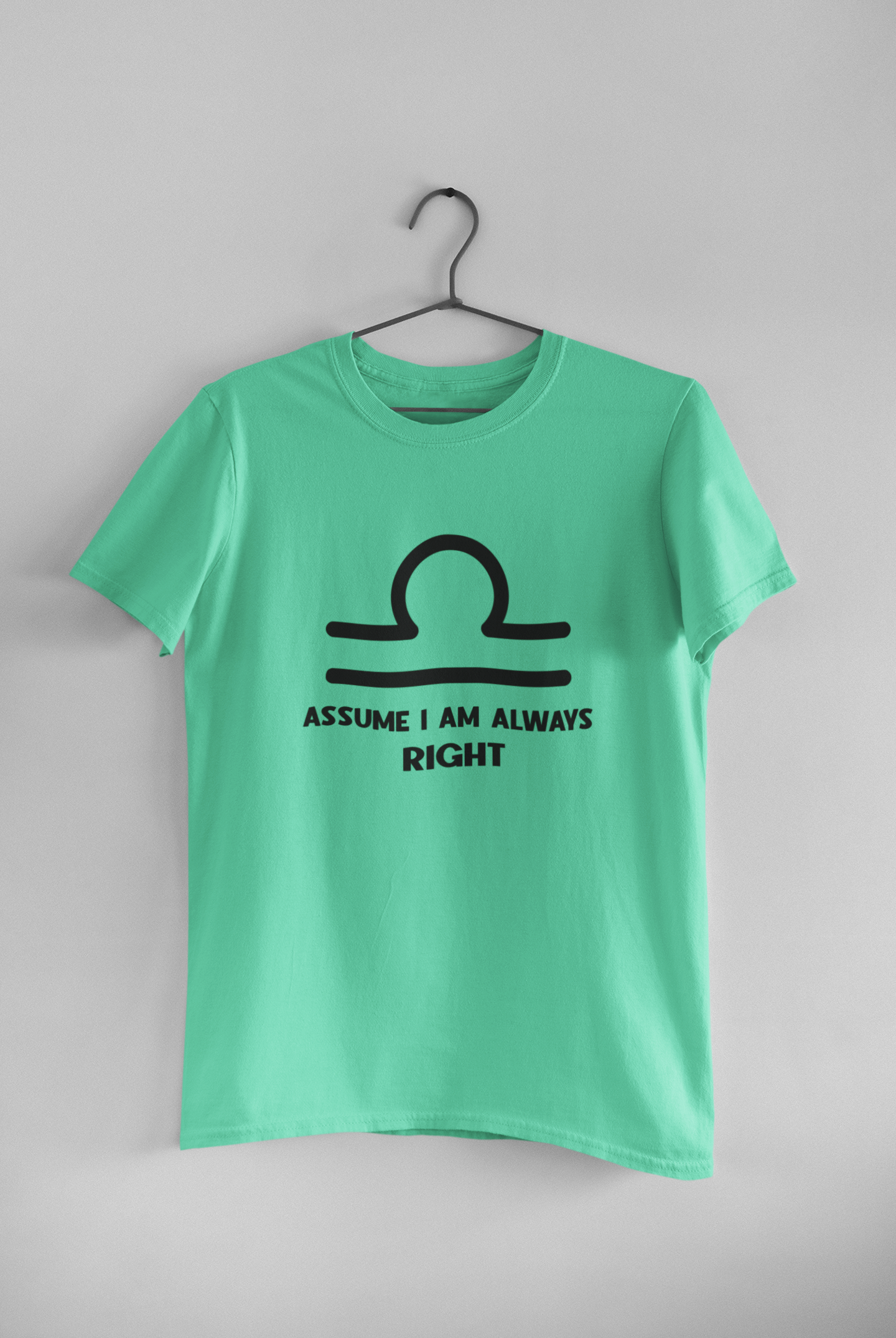 Libra Zodiac Sign Women Half Sleeves T-shirt- FunkyTeesClub