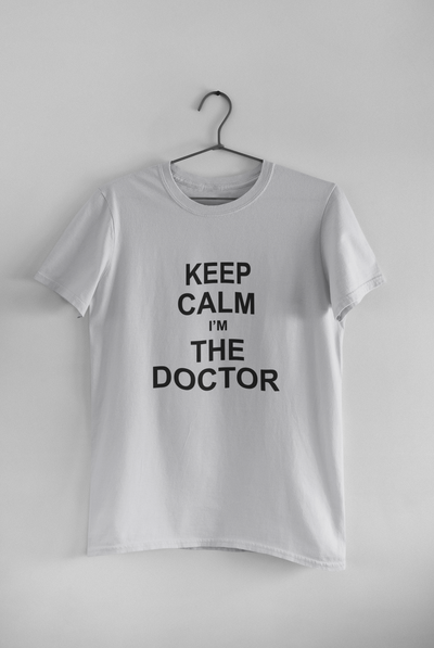 Keep Calm I Am A Doctor Women Half Sleeves T-shirt- FunkyTeesClub