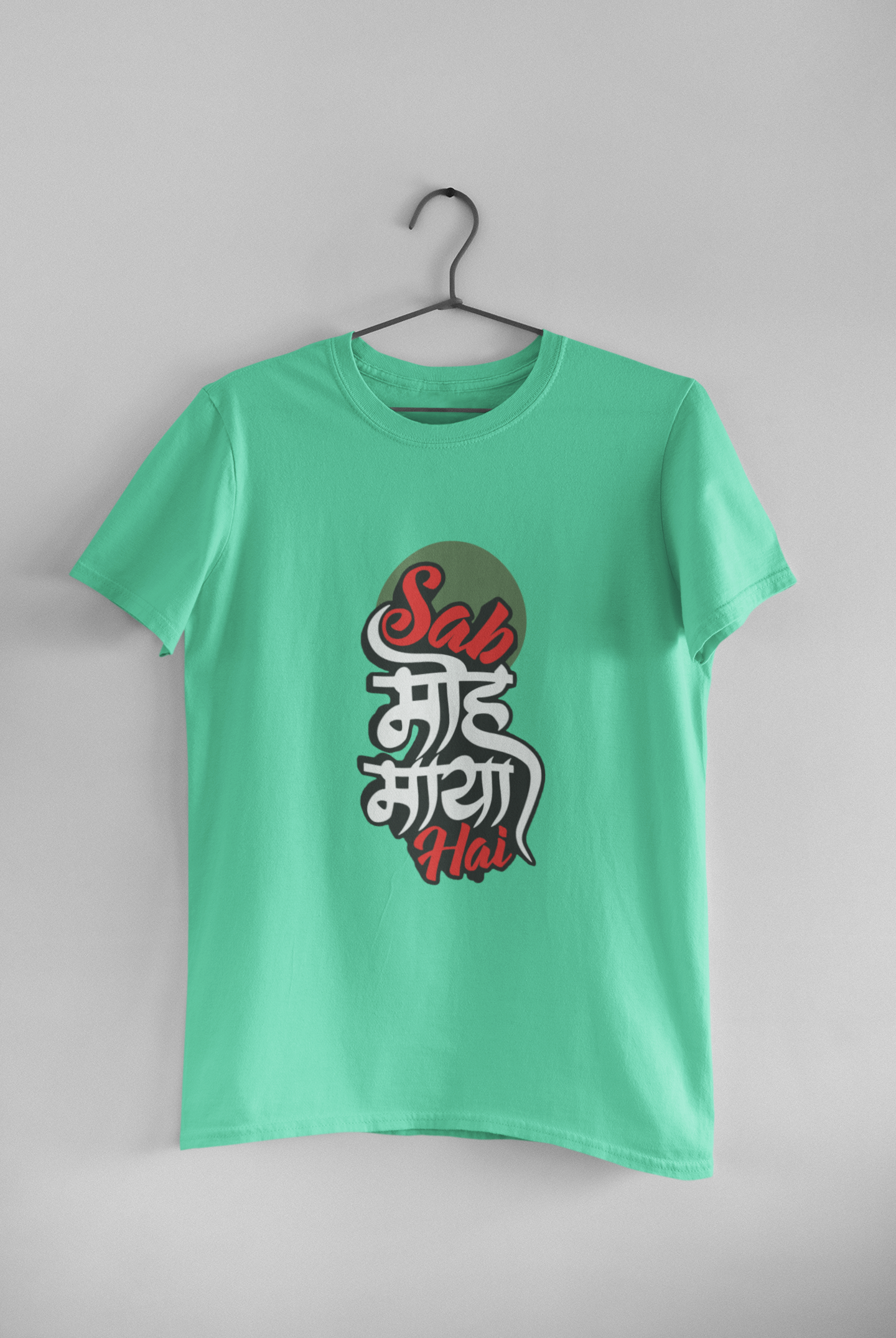 Sab Moh Maaya Desi Mens Half Sleeves T-shirt- FunkyTeesClub
