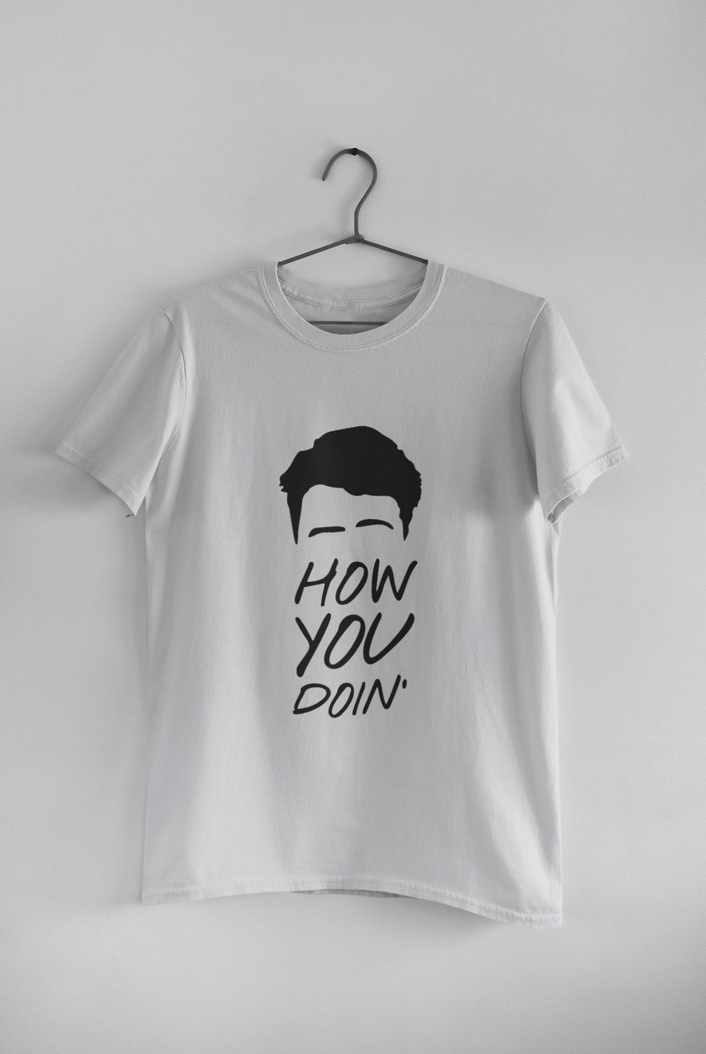How You Doin Web Series Mens Half Sleeves T-shirt- FunkyTeesClub