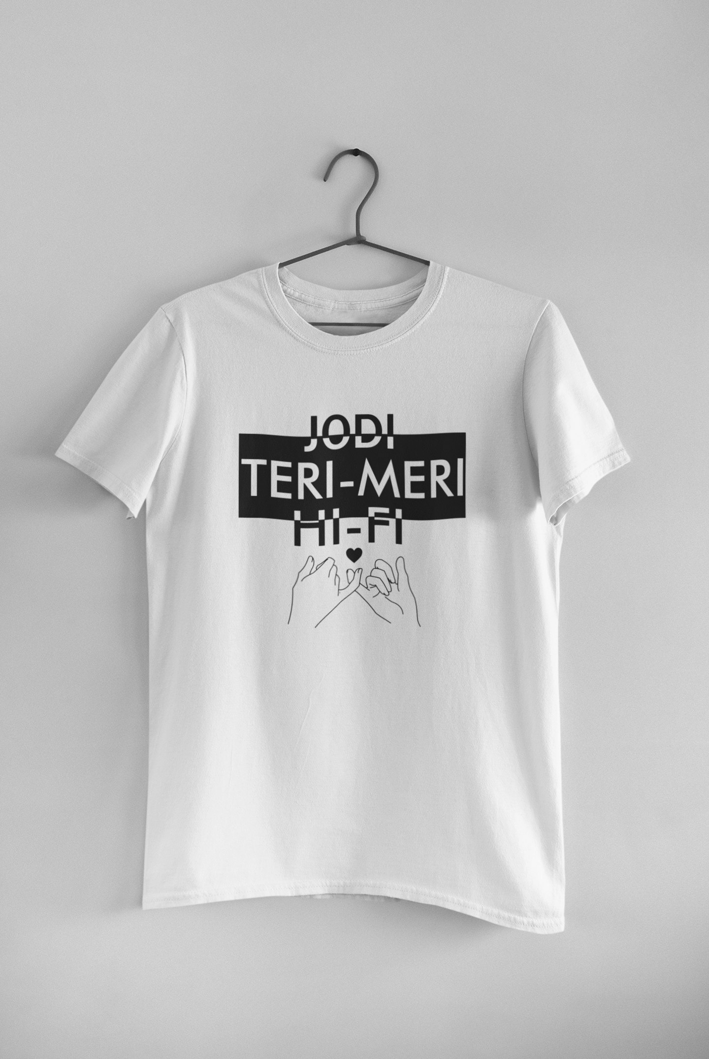 Jodi Teri Meri Couple Half Sleeves T-Shirts -FunkyTeesClub