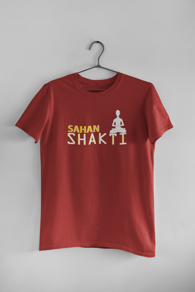 Sahan Shakti Couple Half Sleeves T-Shirts -FunkyTeesClub