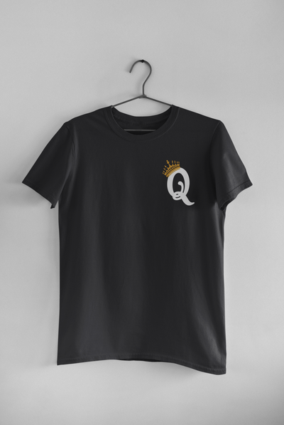 King Queen Couple Half Sleeves T-Shirts -FunkyTeesClub