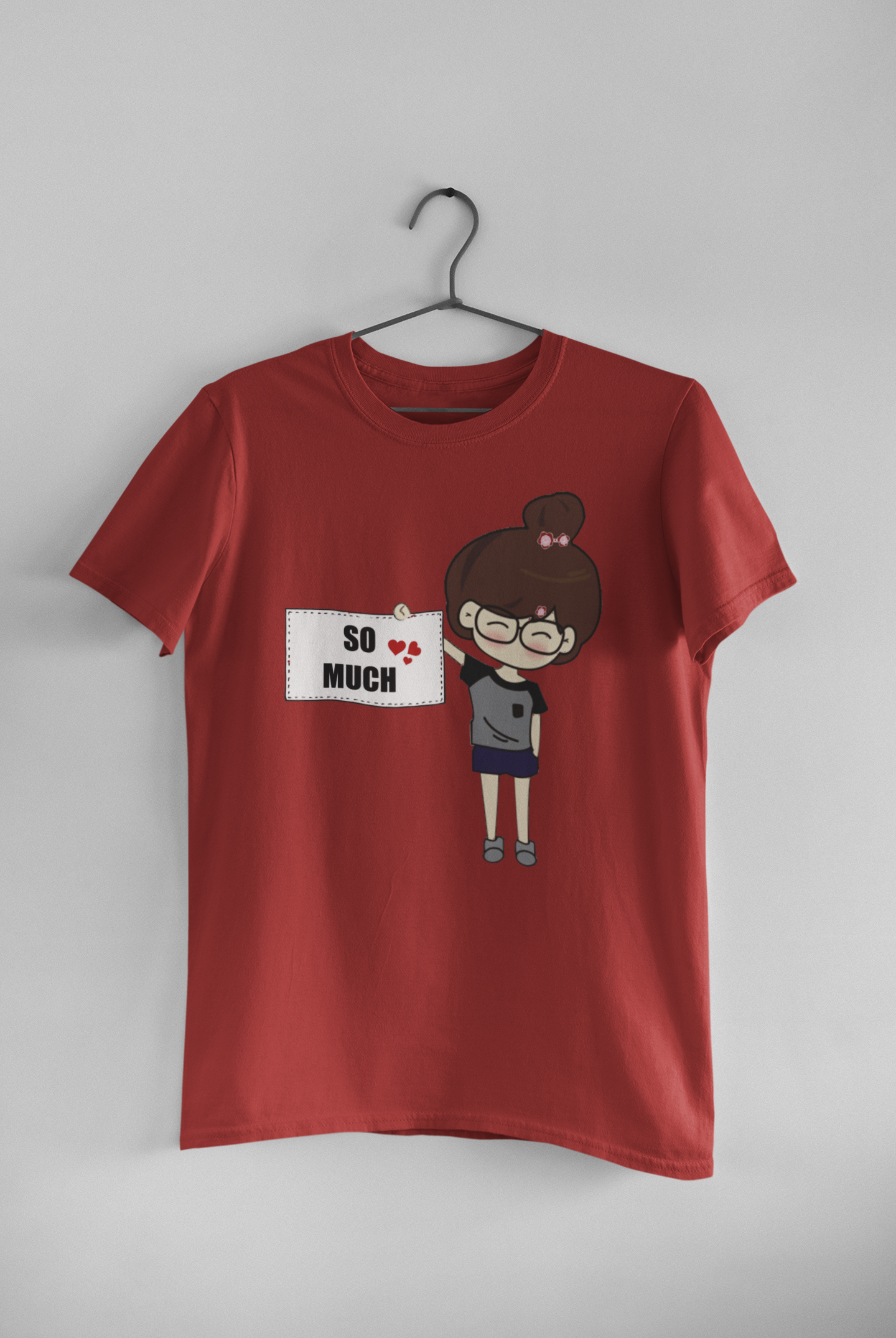Love Tag Couple Half Sleeves T-Shirts -FunkyTeesClub