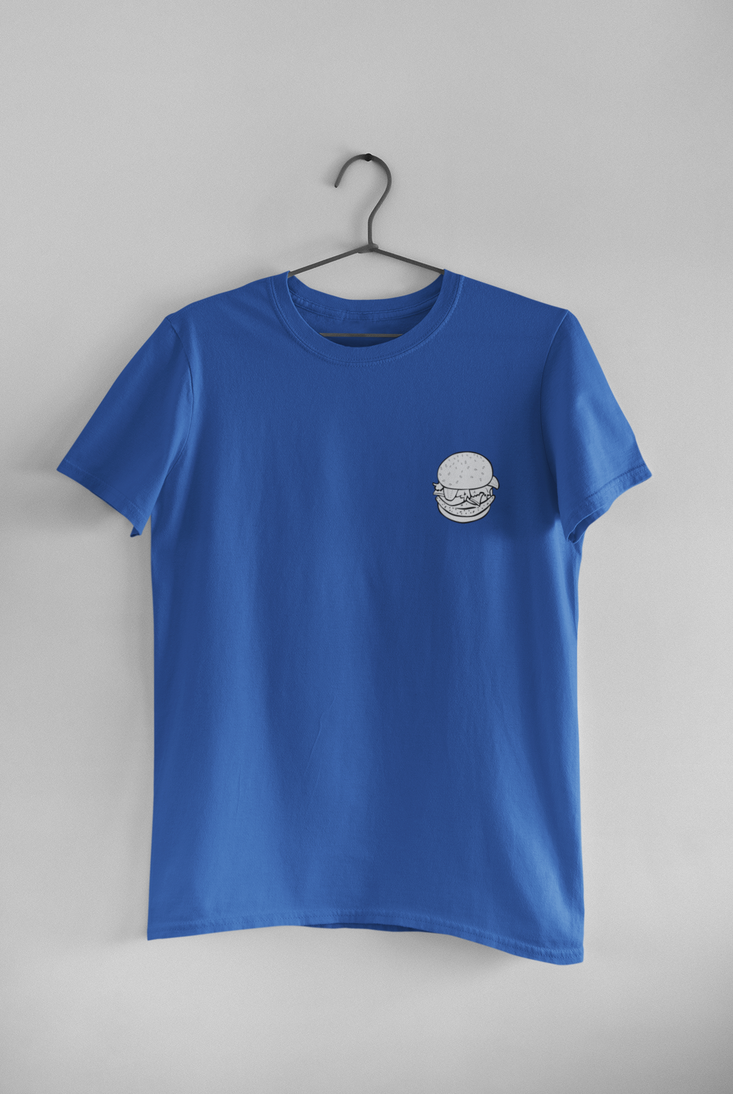 Burger Quotes Mens Half Sleeves T-shirt- FunkyTeesClub