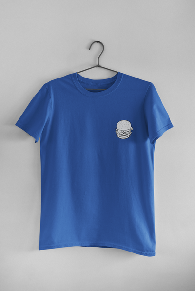 Burger Quotes Mens Half Sleeves T-shirt- FunkyTeesClub