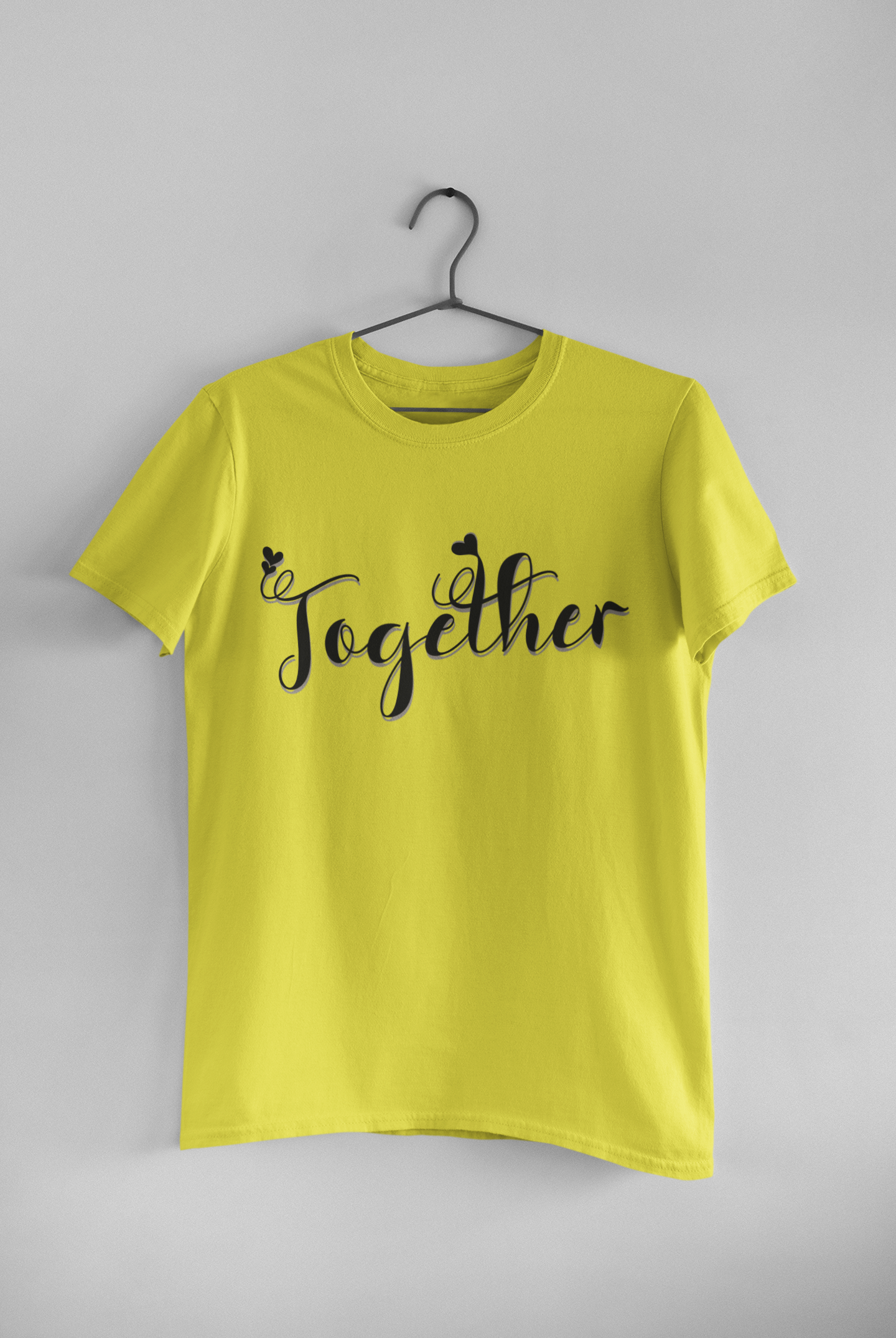 Better Together Couple Half Sleeves T-Shirts -FunkyTeesClub