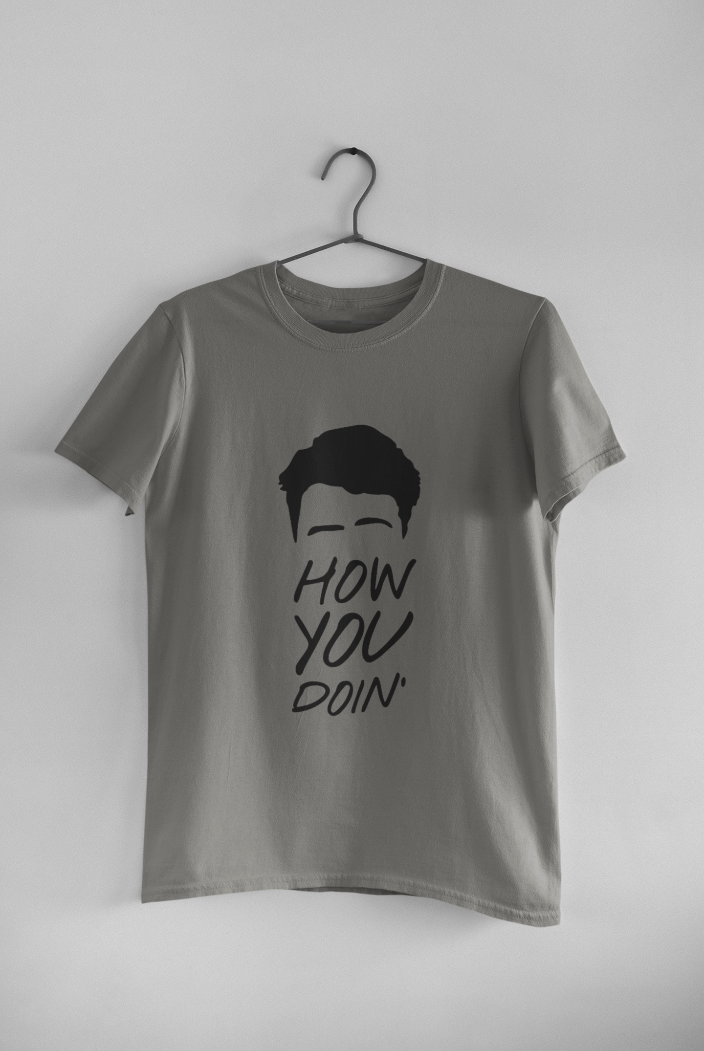 How You Doin Web Series Mens Half Sleeves T-shirt- FunkyTeesClub