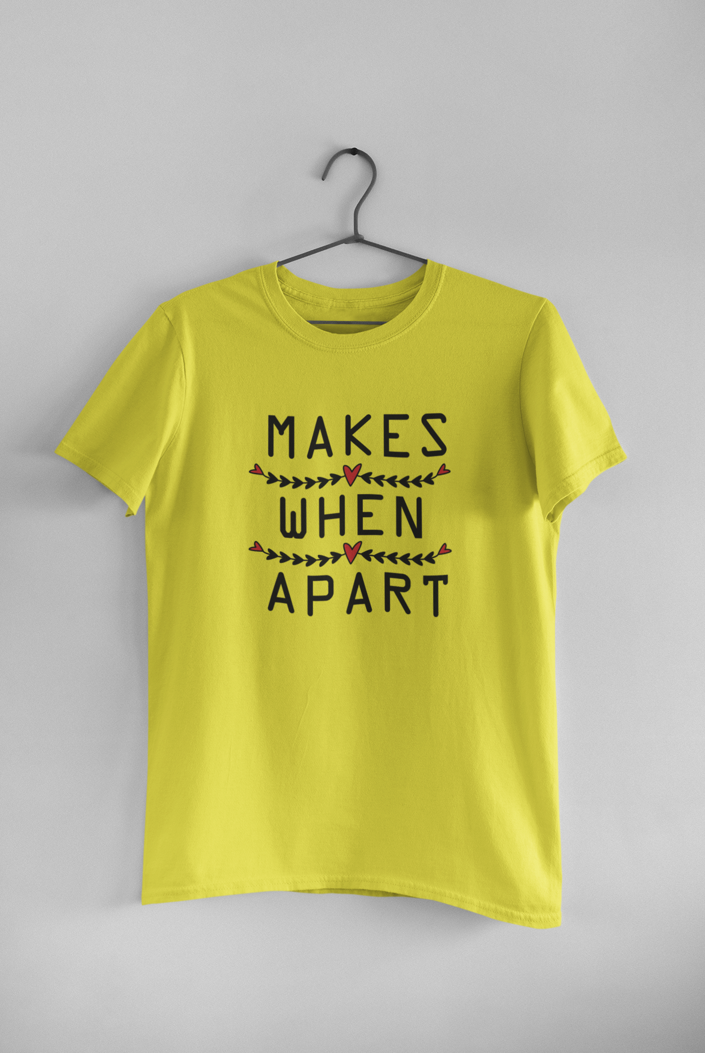 Nothing Make Sense Couple Half Sleeves T-Shirts -FunkyTeesClub