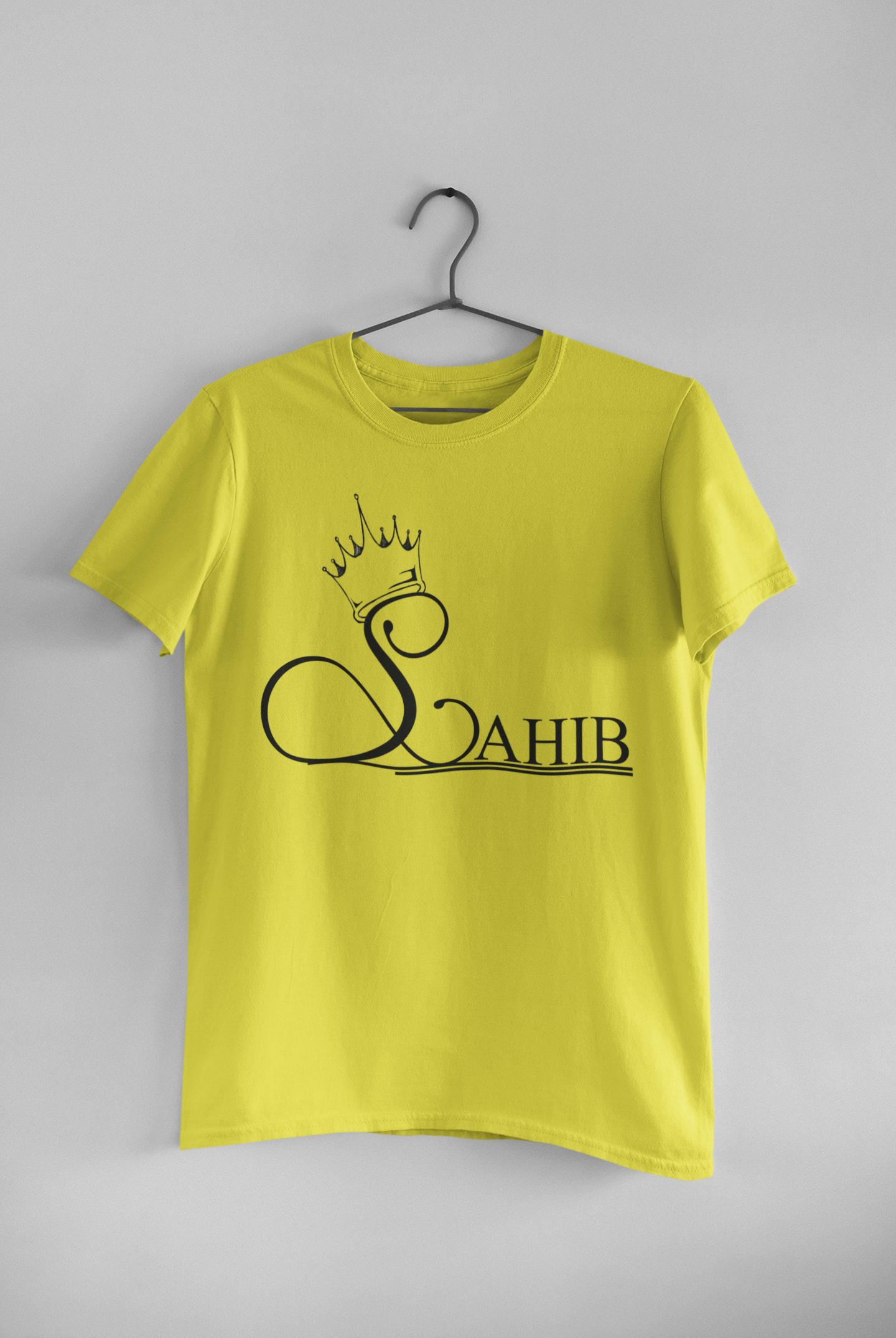 Sahib Biwi Couple Half Sleeves T-Shirts -FunkyTeesClub