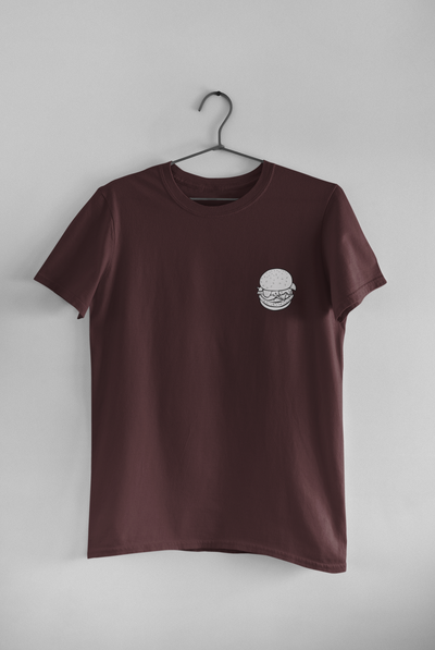 Burger Quotes Women Half Sleeves T-shirt- FunkyTeesClub