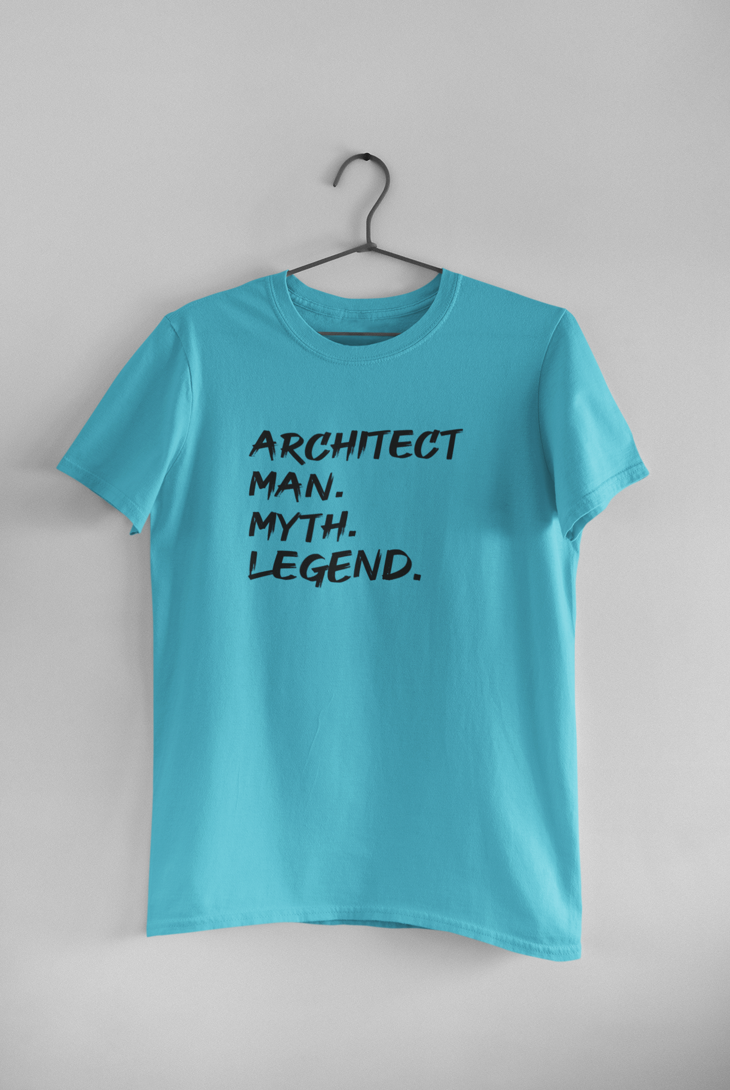 Architect Man Myth Legend Architect Profession Mens Half Sleeves T-shirt- FunkyTeesClub