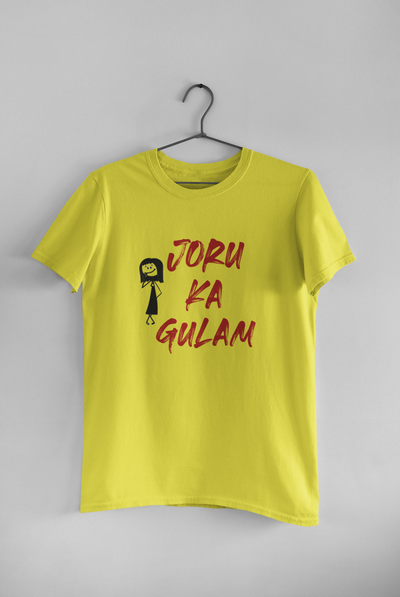 Joru Ka Gulam Couple Half Sleeves T-Shirts -FunkyTeesClub