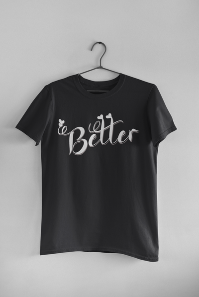 Better Together Couple Half Sleeves T-Shirts -FunkyTeesClub