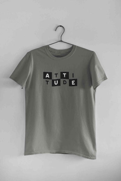 Attitude Typography Women Half Sleeves T-shirt- FunkyTeesClub
