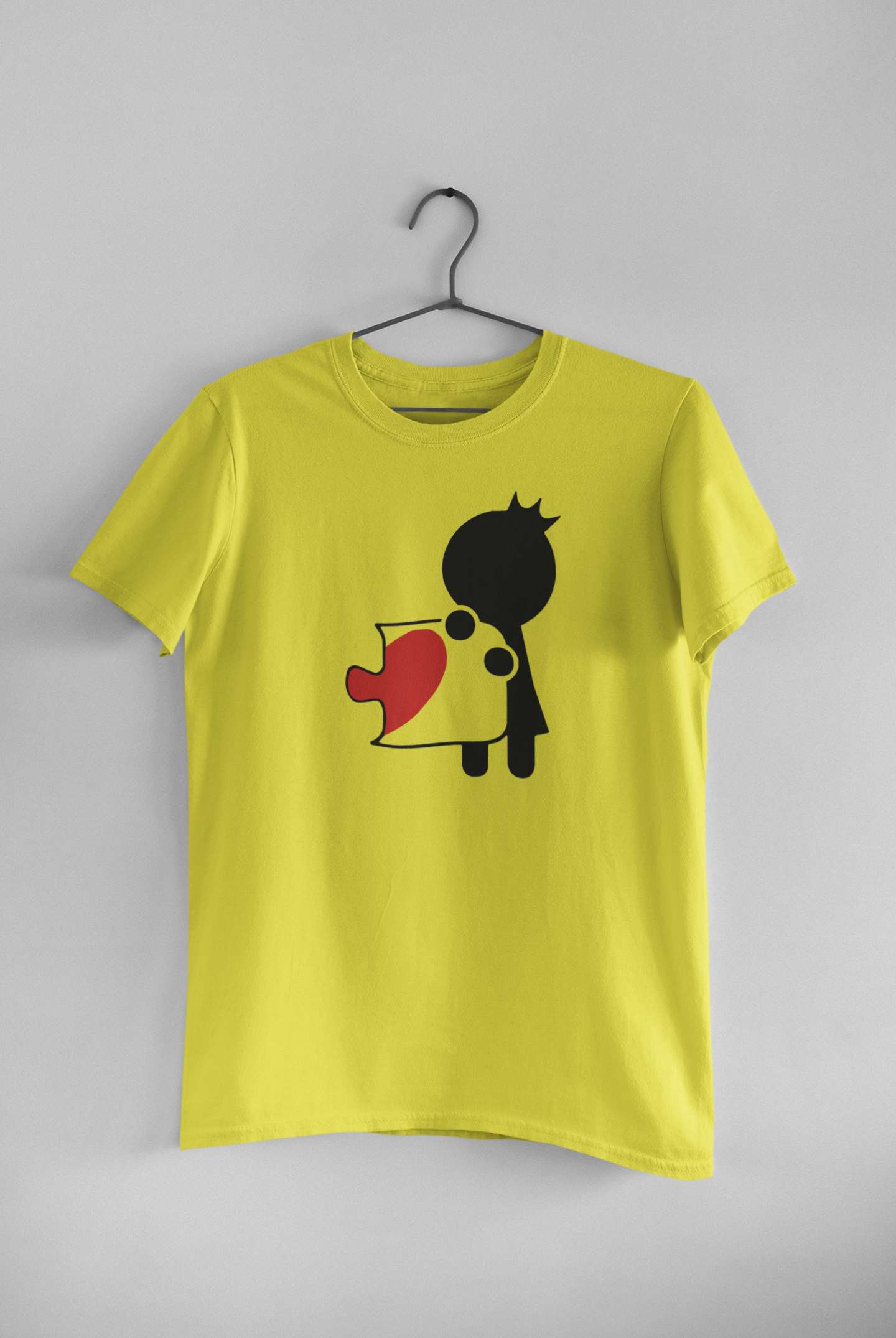 Puzzle Couple Half Sleeves T-Shirts -FunkyTeesClub