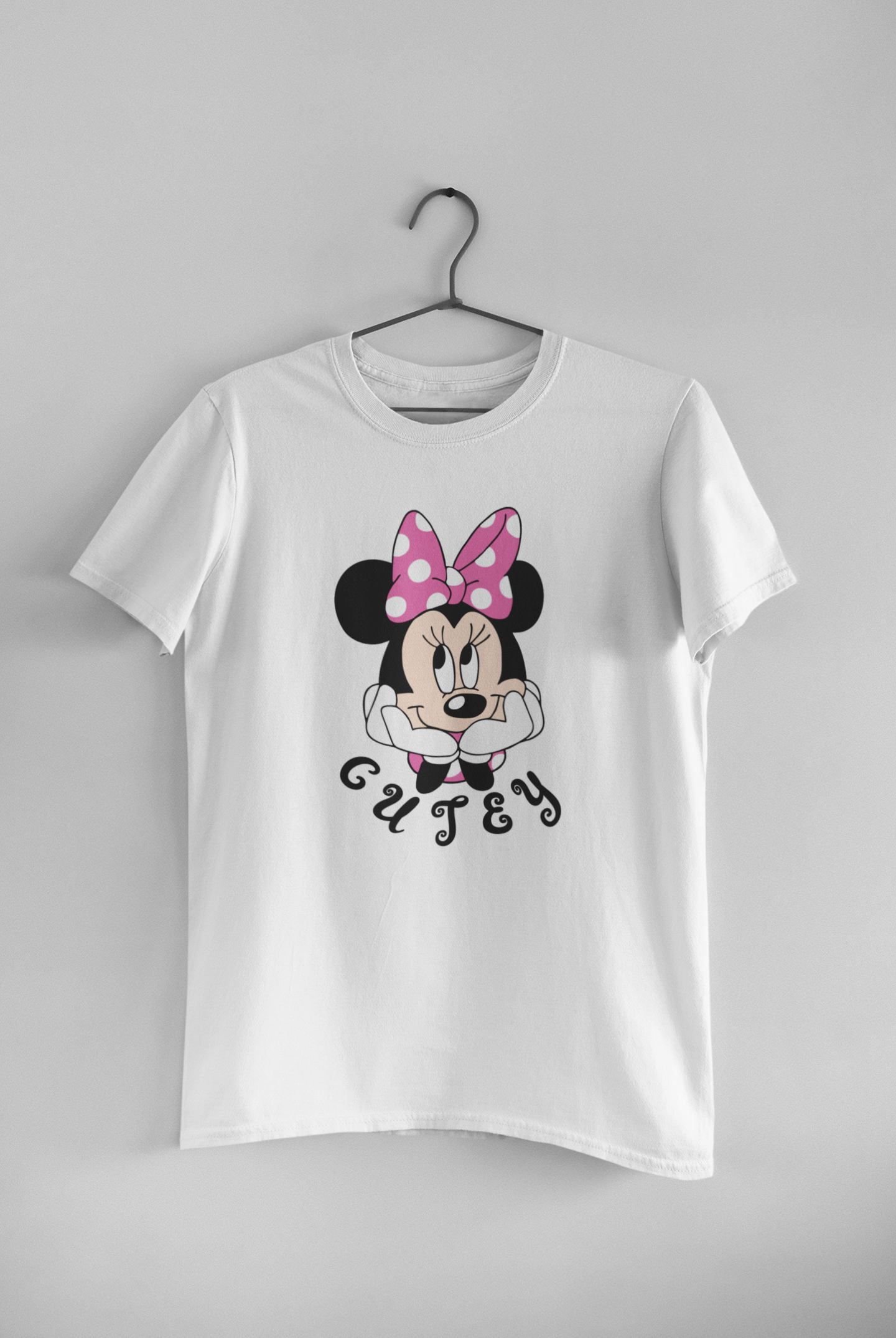 Smarty Cutey Couple Half Sleeves T-Shirts -FunkyTeesClub