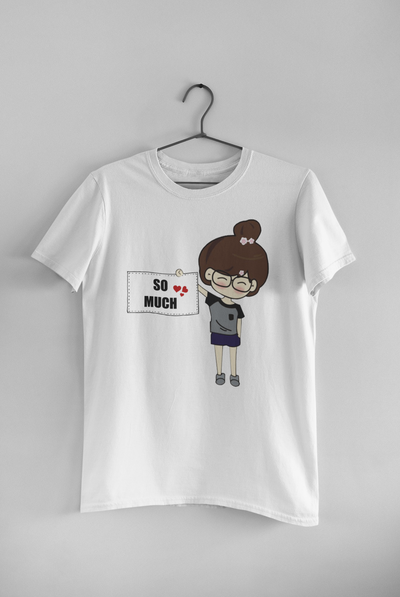 Love Tag Couple Half Sleeves T-Shirts -FunkyTeesClub