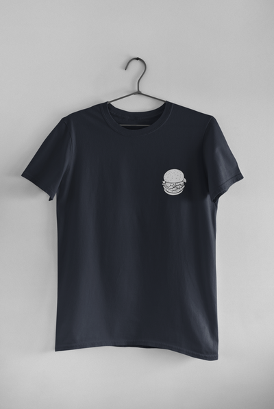 Burger Quotes Mens Half Sleeves T-shirt- FunkyTeesClub
