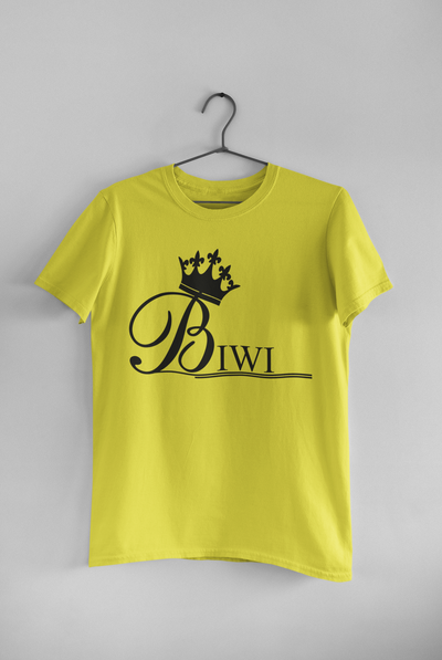 Sahib Biwi Couple Half Sleeves T-Shirts -FunkyTeesClub