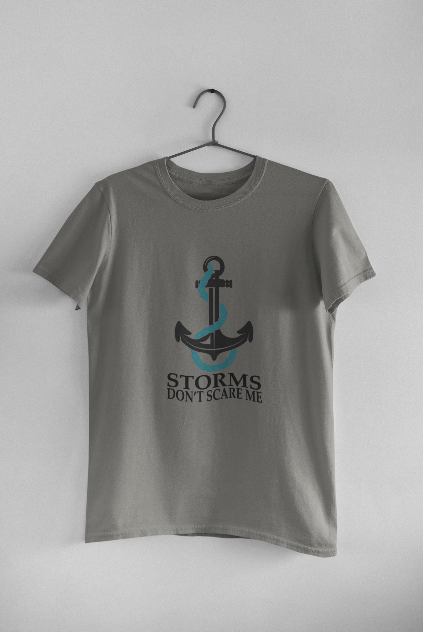 Storms Dont Scare Me Merchant Navy Mens Half Sleeves T-shirt- FunkyTeesClub