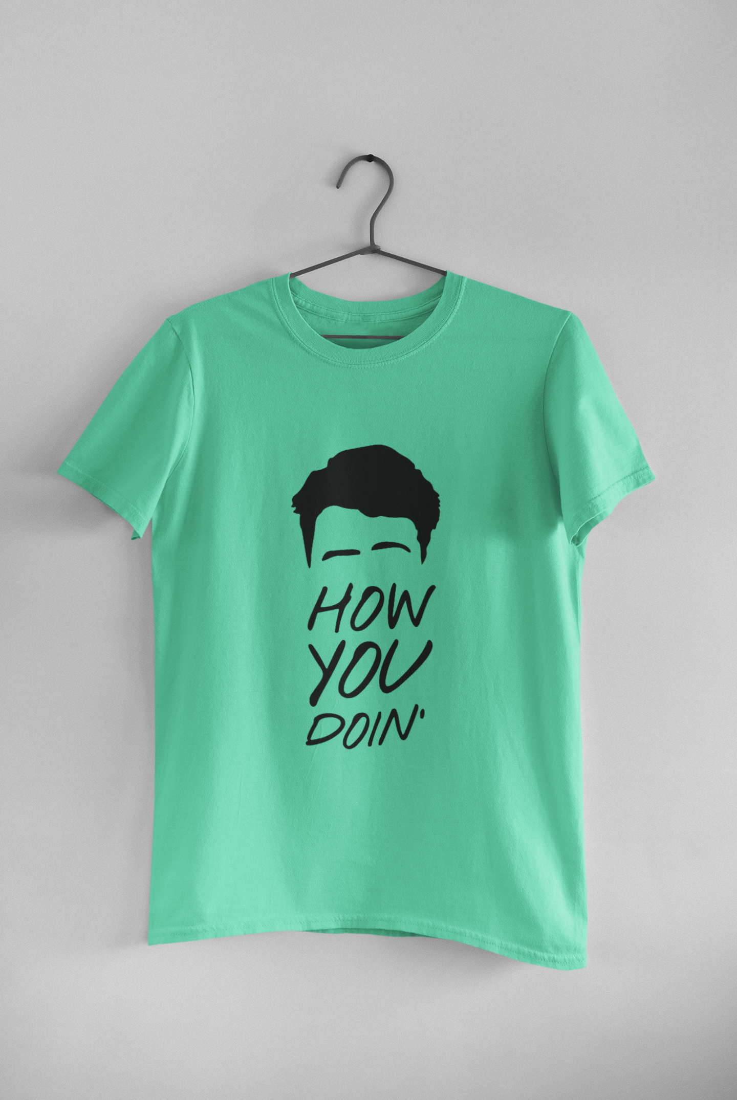 How You Doin Web Series Mens Half Sleeves T-shirt- FunkyTeesClub