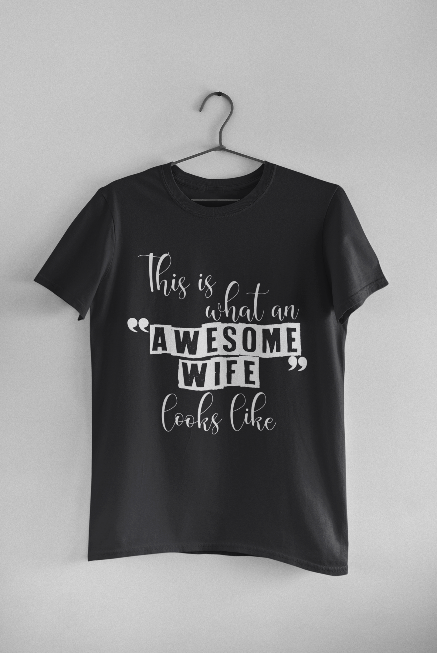Awesome Couple Half Sleeves T-Shirts -FunkyTeesClub