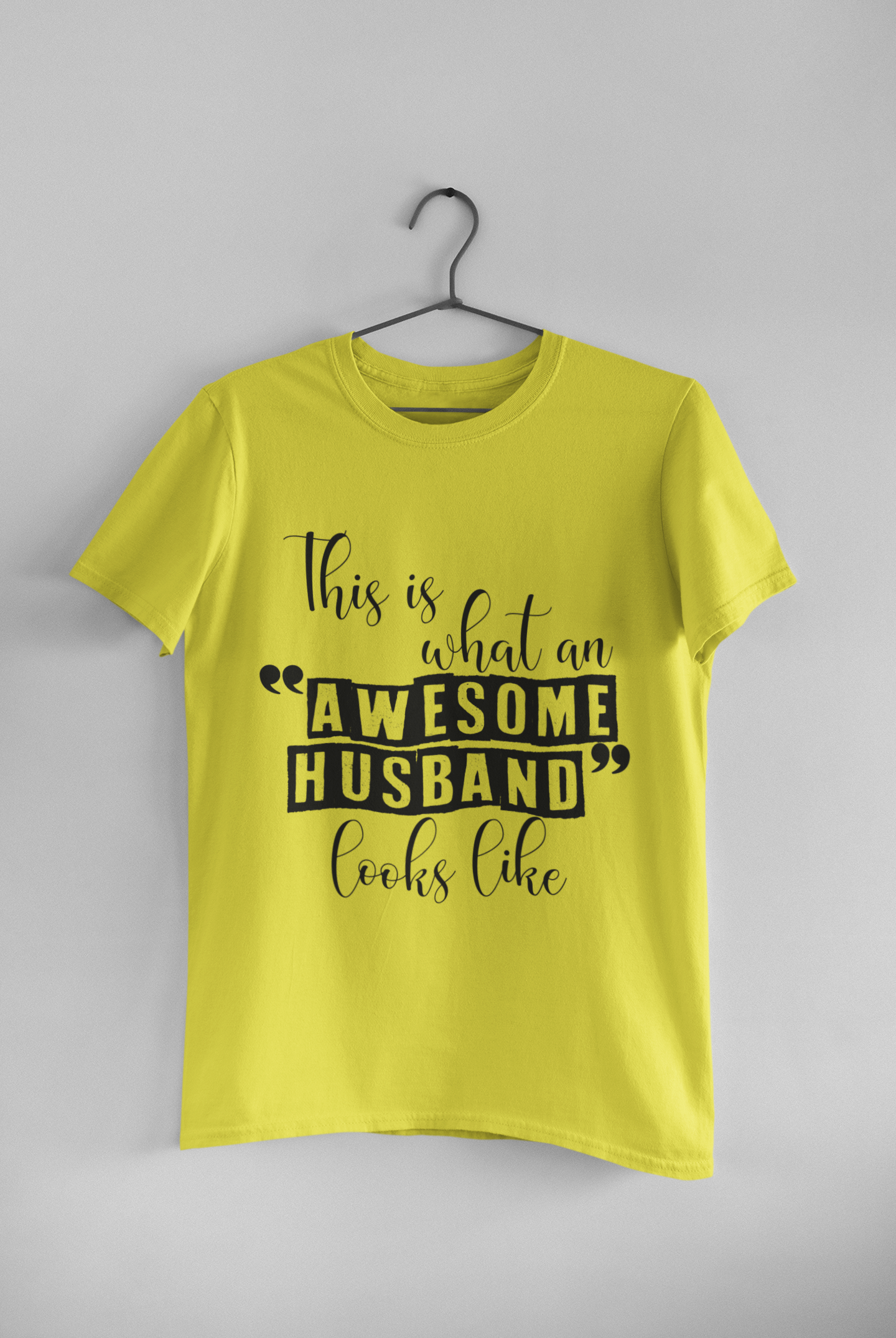 Awesome Couple Half Sleeves T-Shirts -FunkyTeesClub