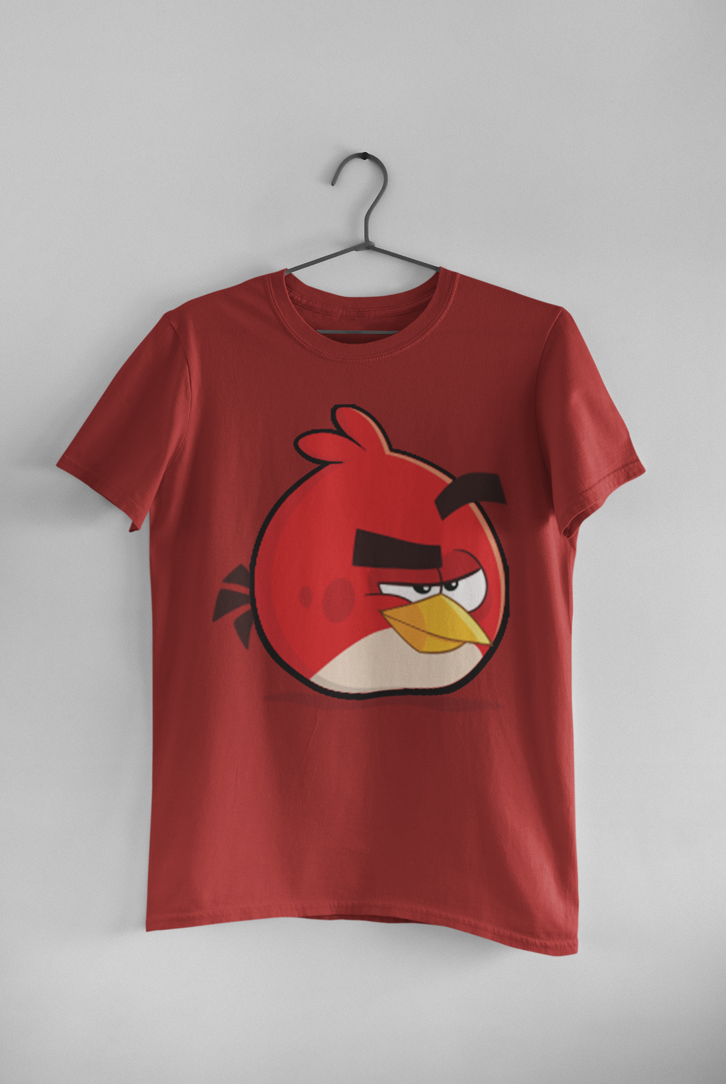 Angry Bird Couple Half Sleeves T-Shirts -FunkyTeesClub