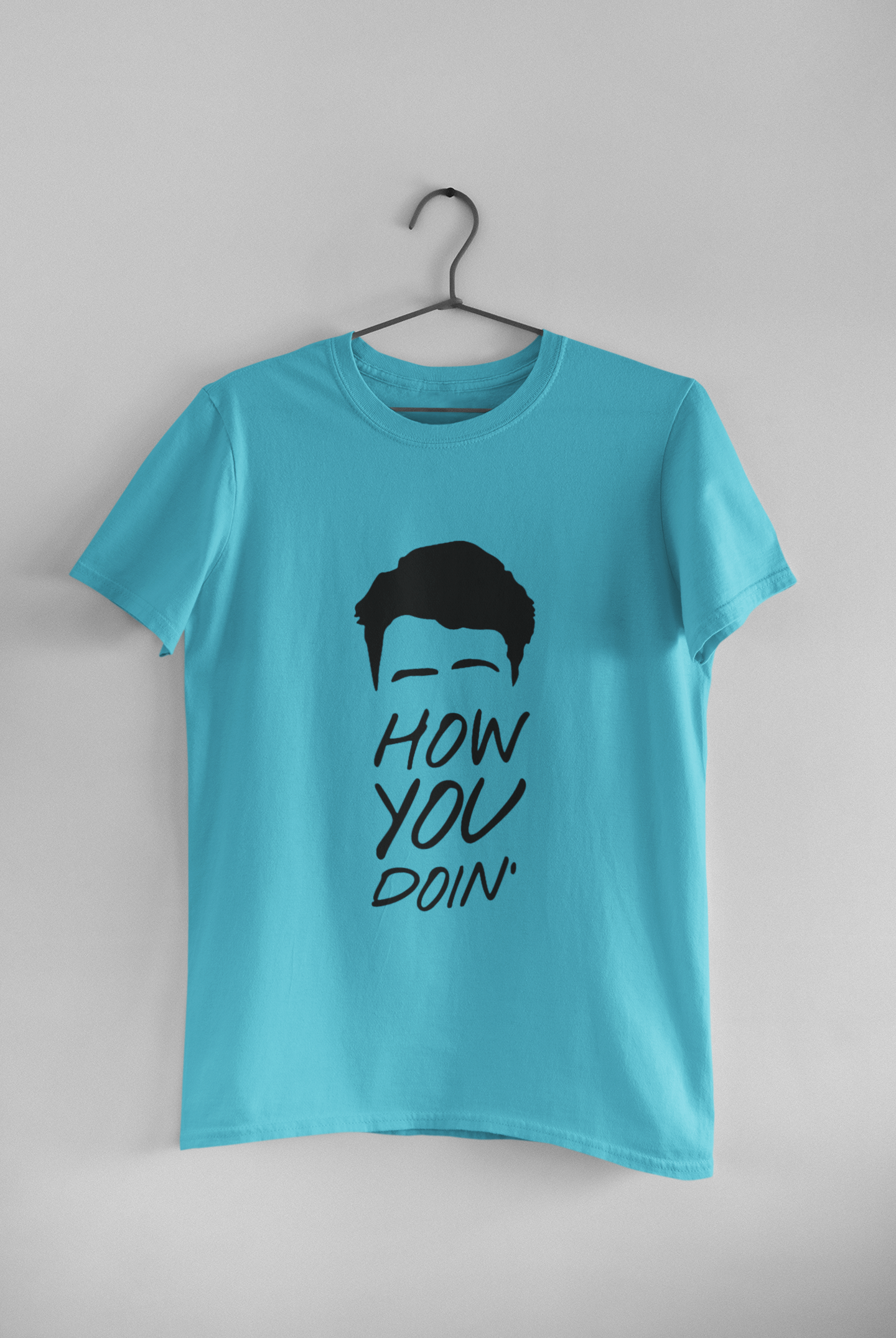 How You Doin Web Series Mens Half Sleeves T-shirt- FunkyTeesClub