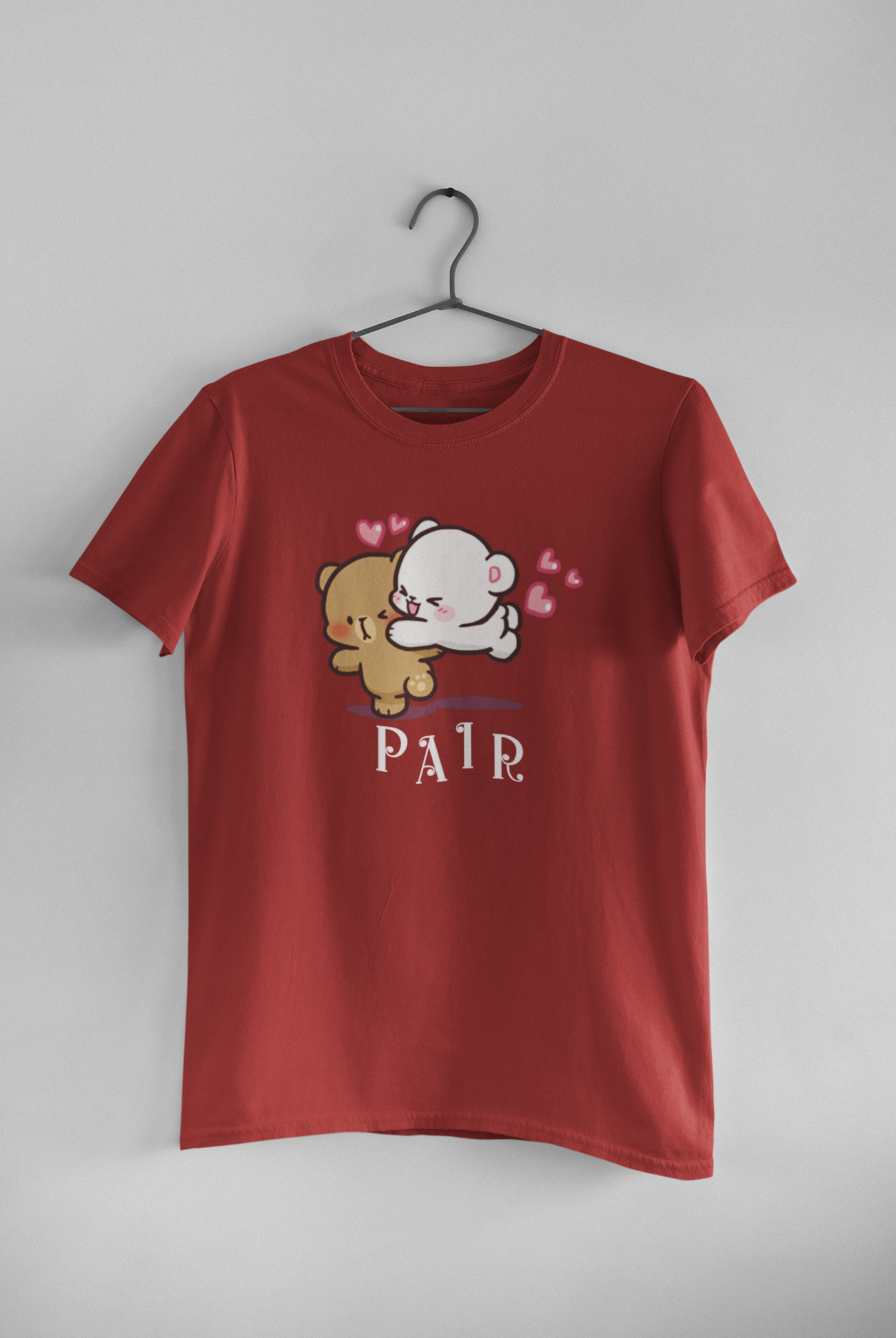 Prefect Pair Couple Half Sleeves T-Shirts -FunkyTeesClub