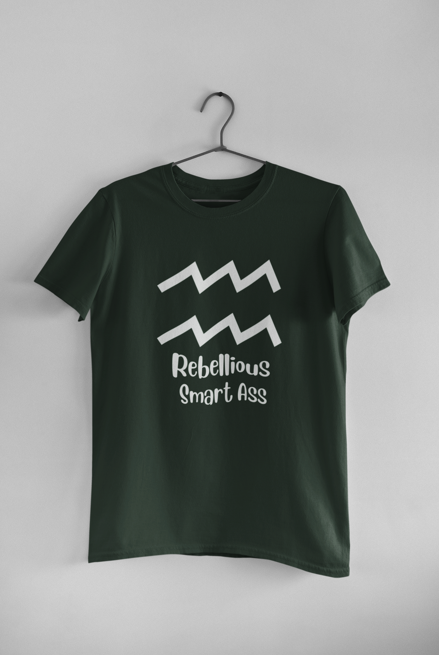 Aquarius Zodiac Sign Women Half Sleeves T-shirt- FunkyTeesClub