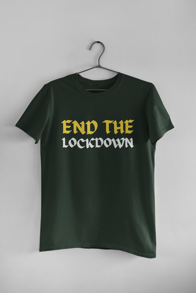 Anti Lockdown Anti Government Mens Half Sleeves T-shirt- FunkyTeesClub